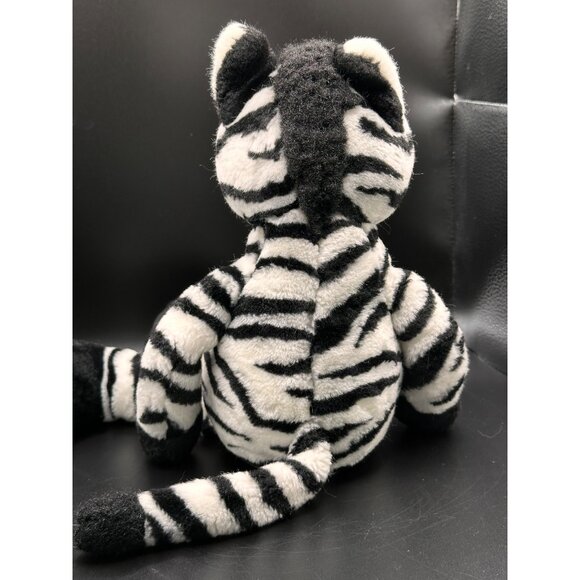 Zebra Plush Nici by Enesco Wild 14" Stuffed Animal Germany Weighted Vtg RARE - Picture 12 of 16